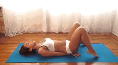 女生练腹肌的动作，这七个动作坚持两个月 减肚子 第1张