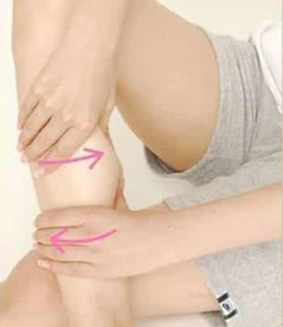 怎样瘦大小腿最有效，四招按摩手法瘦出迷人小鸟腿 按摩减肥 第4张