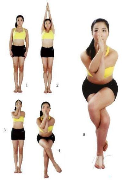 高温瑜伽26式,图文详解26式高温瑜伽的做法 瑜伽减肥 第5张-瘦瘦减肥网 高温瑜伽26式,图文详解26式高温瑜伽的做法 瑜伽减肥 第5张