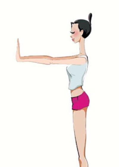 如何运动丰胸，女性运动丰胸法瑜珈示范 丰胸 第3张