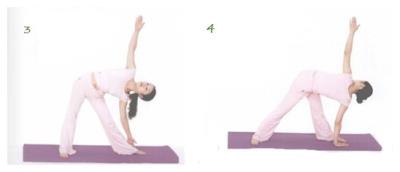 瑜伽瘦腰动作，简单5式甩掉水桶腰 瑜伽减肥 第6张