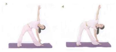 瑜伽瘦腰动作，简单5式甩掉水桶腰 瑜伽减肥 第4张