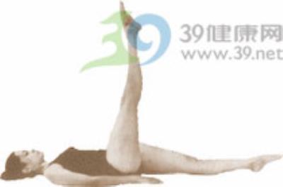 瑜伽体式：单侧仰卧式 瑜伽减肥 第1张