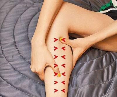 按摩瘦腿的最快方法：腿部按摩操(图) 瘦腿 第4张