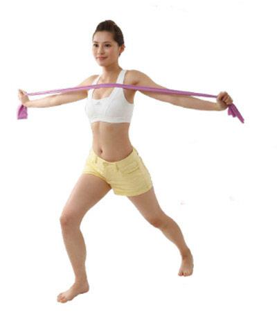 弹力带减肥操 强力瘦全身(图) 减肥操 第4张