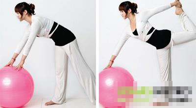 简单球瑜伽 让身体线条更柔美(图) 瑜伽减肥 第1张