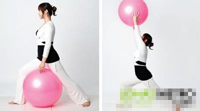 简单球瑜伽 让身体线条更柔美(图) 瑜伽减肥 第2张