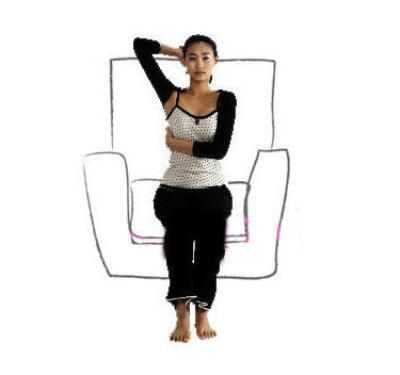 沙发减肥操 省时省力瘦全身(图) 减肥操 第4张