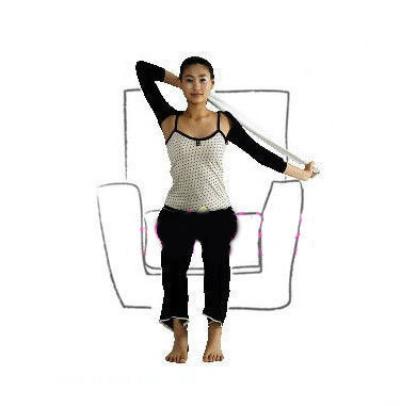 沙发减肥操 省时省力瘦全身(图) 减肥操 第7张